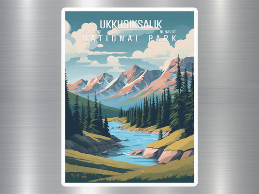 Ukkusiksalik Canada National Park Sticker