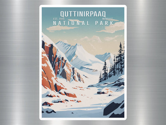 Quttiniprpaaq Canada National Park Sticker