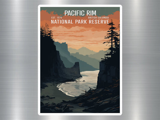 Pacific Rim Canada National Park Sticker