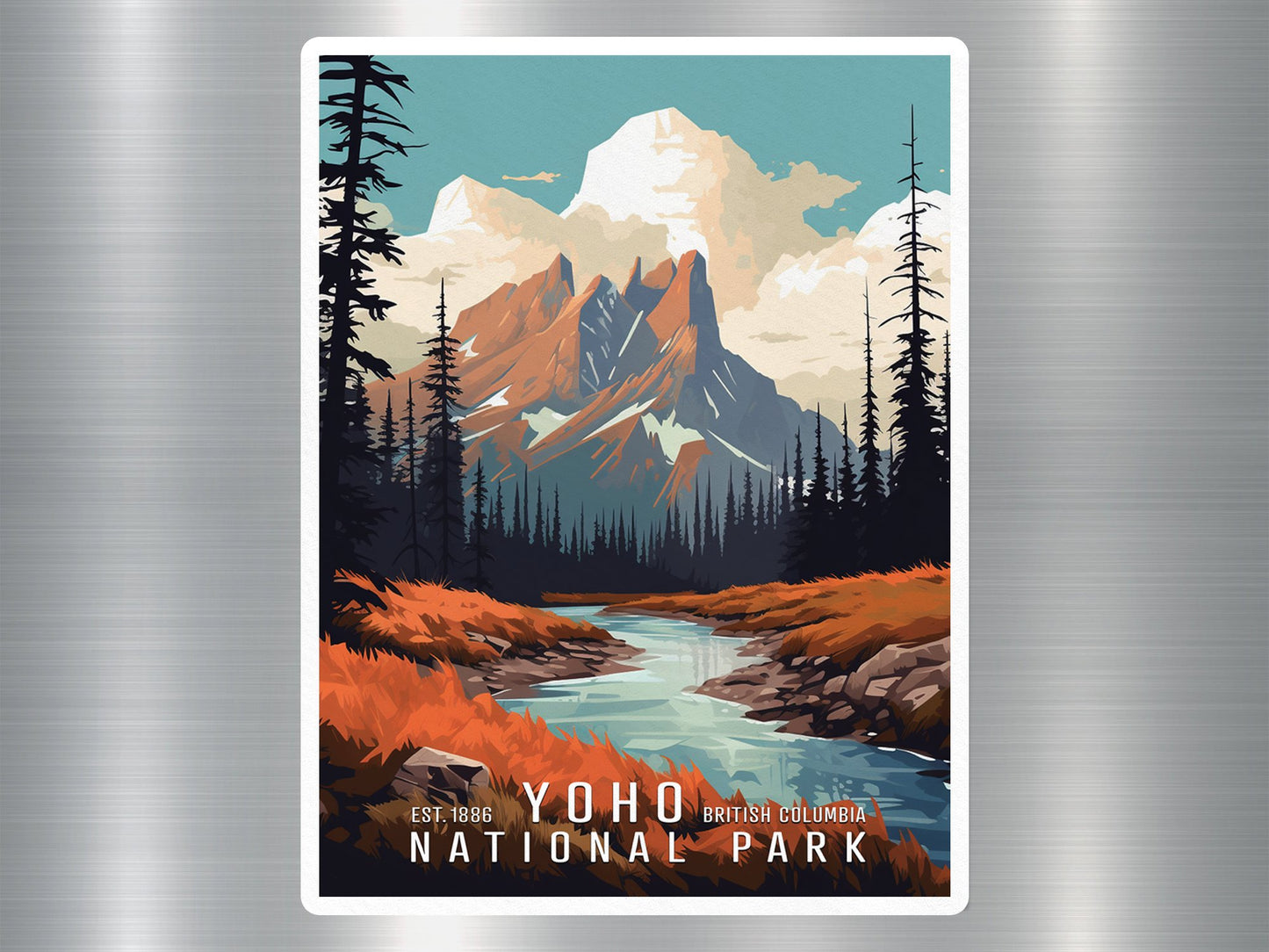 Yoho Canada National Park Sticker