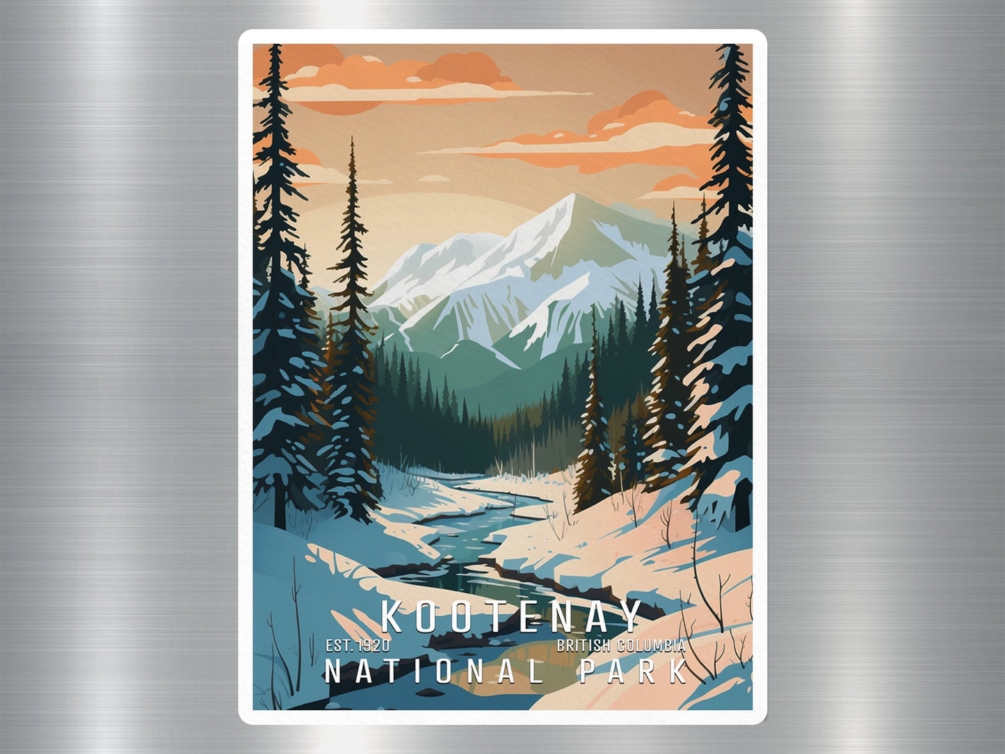 Kootenay Canada National Park Sticker