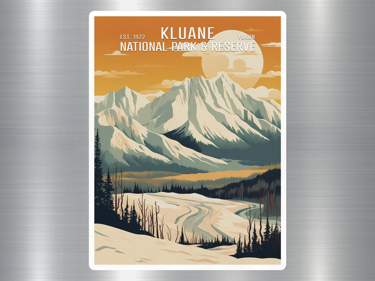 Kluane Canada National Park Sticker