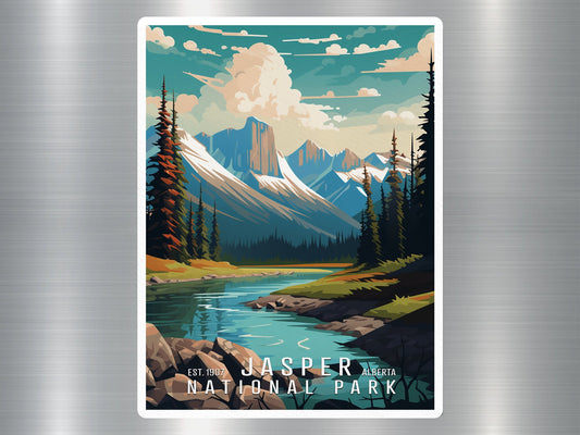 Jasper Canada National Park Sticker