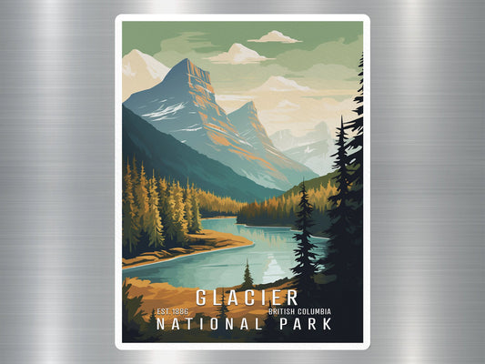 Glacier Canada National Park Sticker