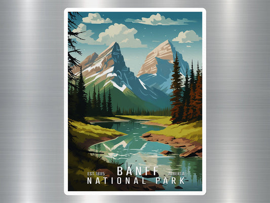 Banff Canada National Park Sticker