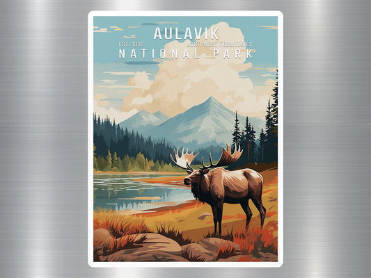 Aulavik Canada National Park Sticker