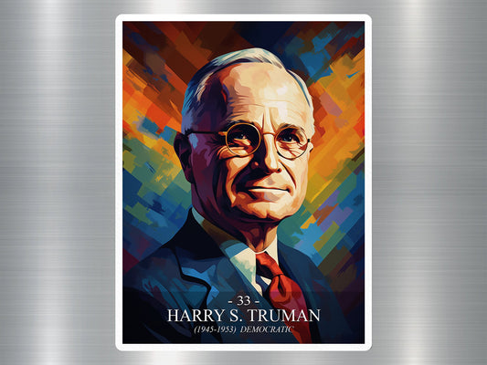 Harry S. Truman US President Sticker