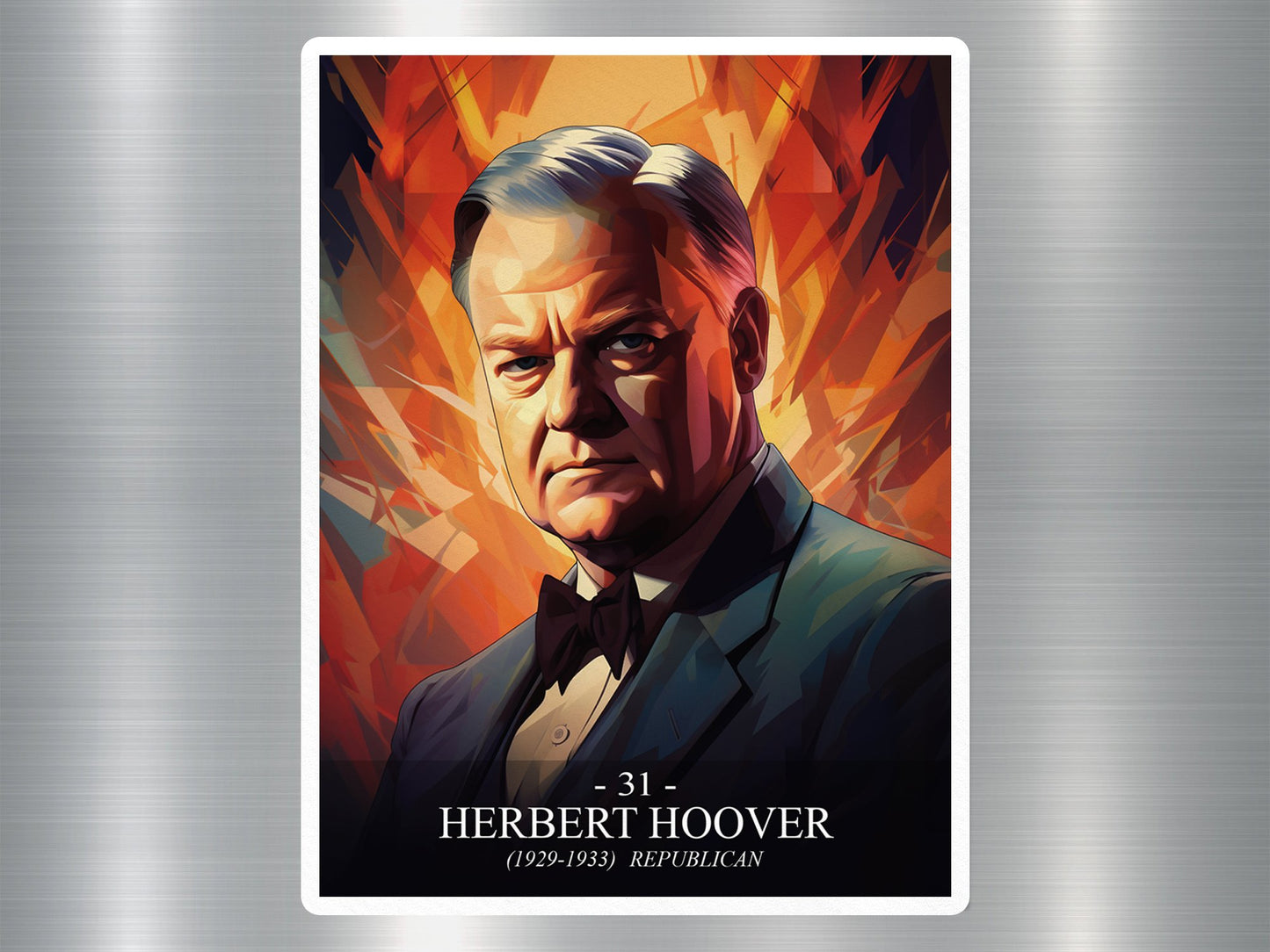 Herbert Hoover US President Sticker