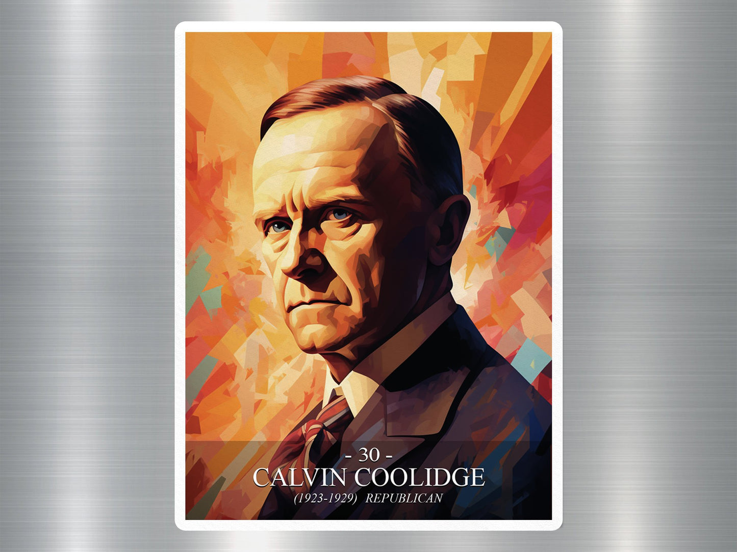 Calvin Coolidge US President Sticker