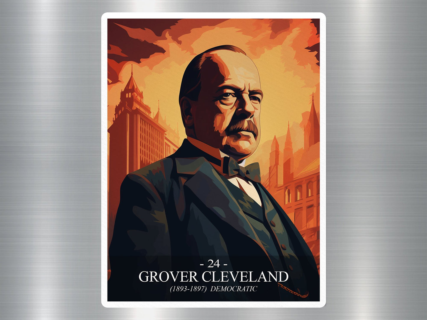 Grover Cleveland US President Sticker