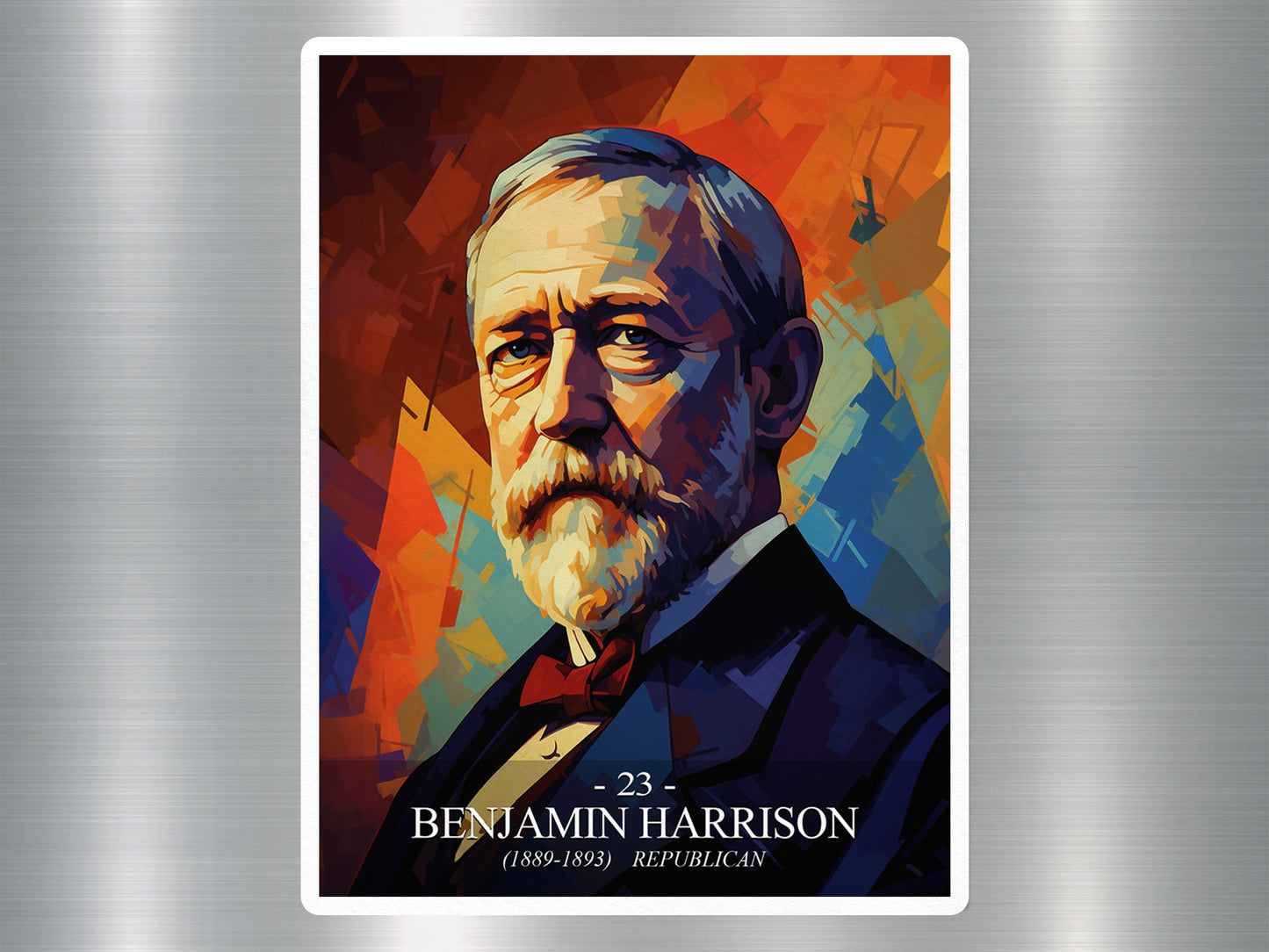 Benjamin Harrison US President Sticker