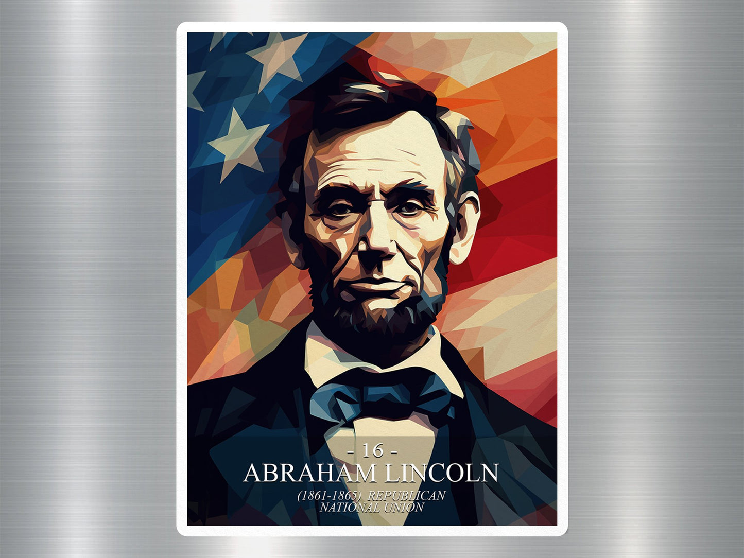 Abraham Lincoln US President Sticker