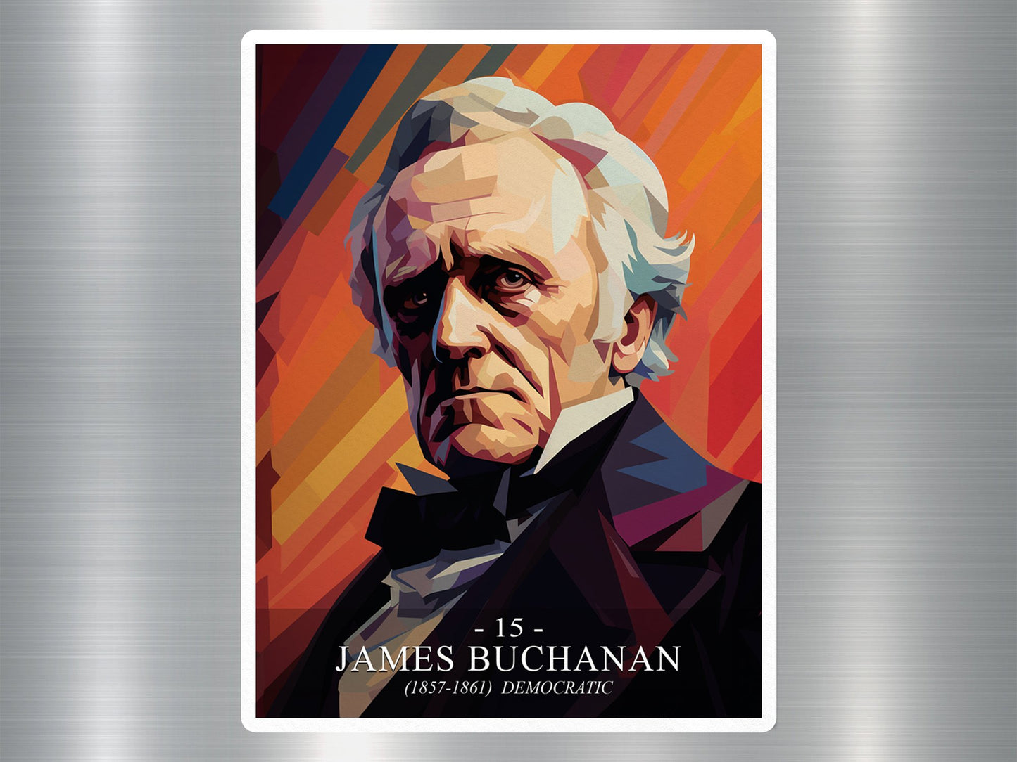 James Buchanan US President Sticker