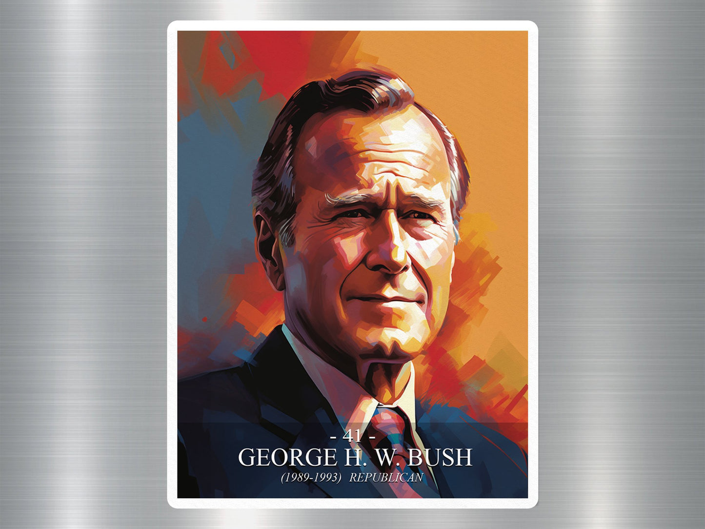 Wholesale George H. W. Bush US President Sticker