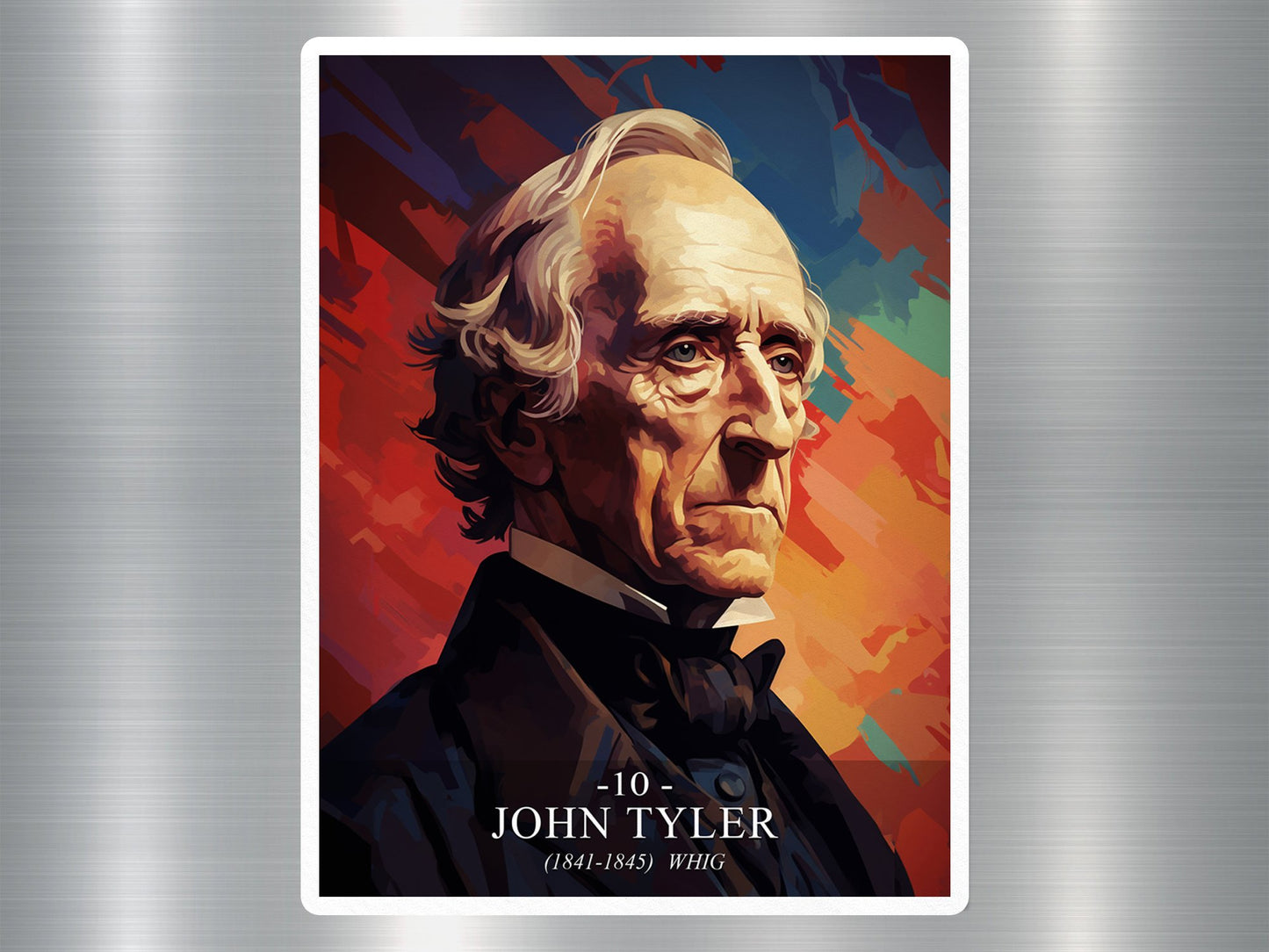 John Tyler US President Sticker