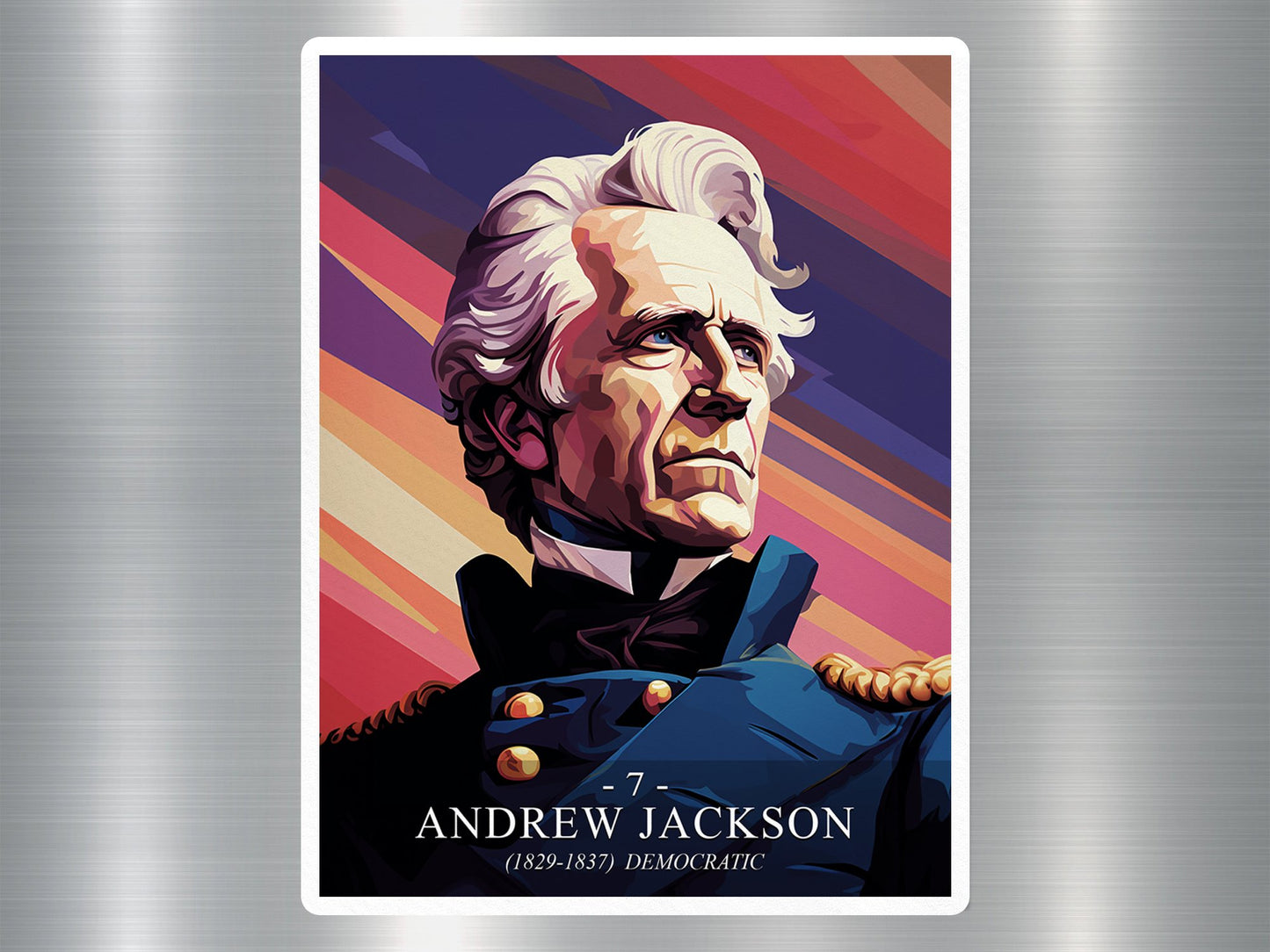 Andrew Jackson US President Sticker