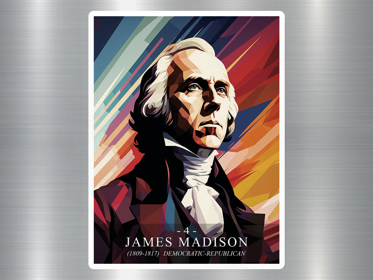 James Madison US President Sticker