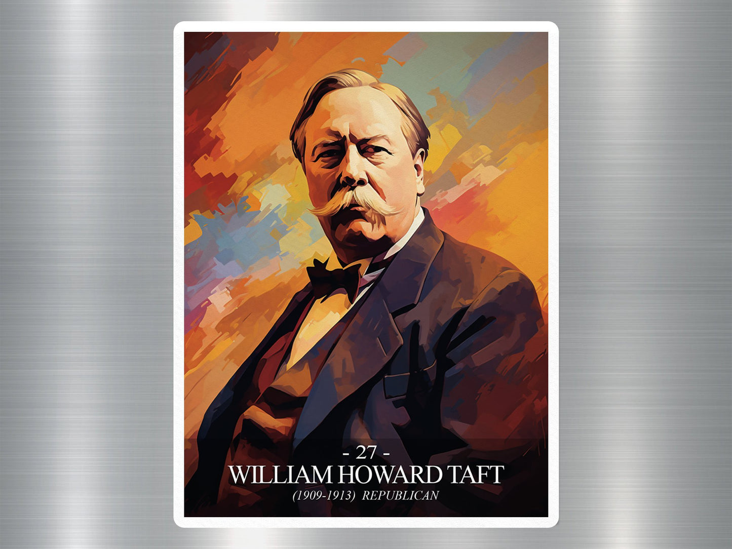 William Howard Taft US President Sticker