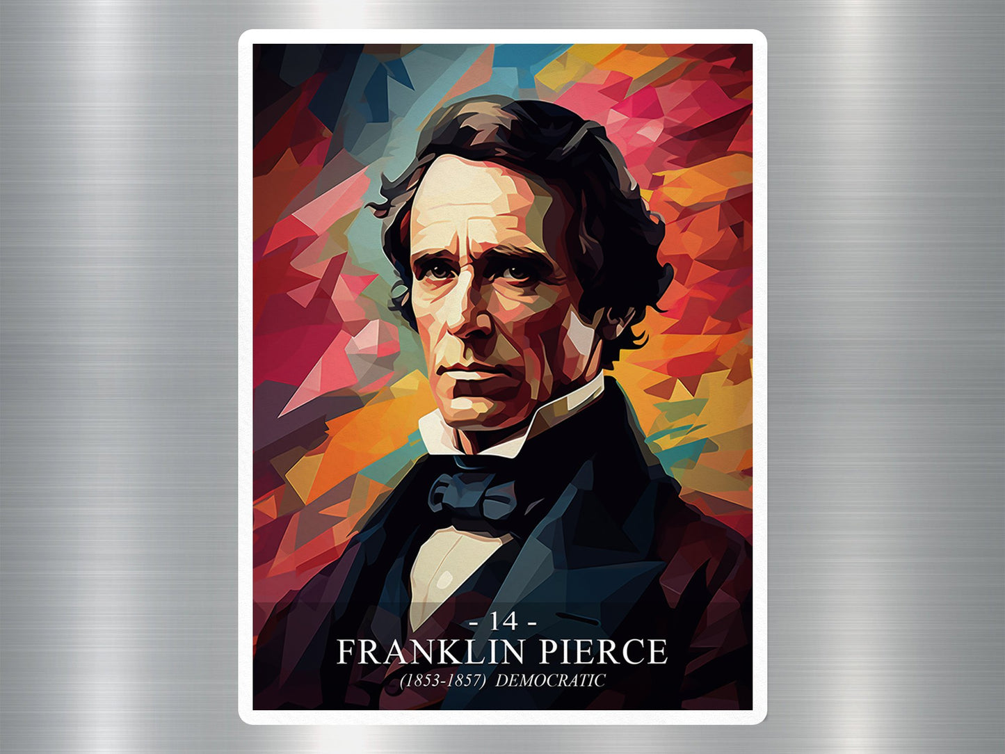 Franklin Pierce US President Sticker