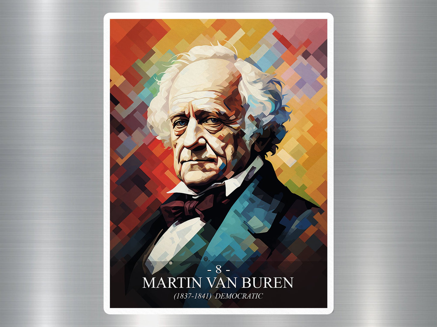 Martin Van Buren US President Sticker