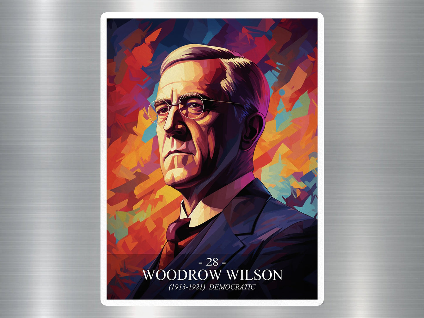 Woodrow Wilson US President Sticker