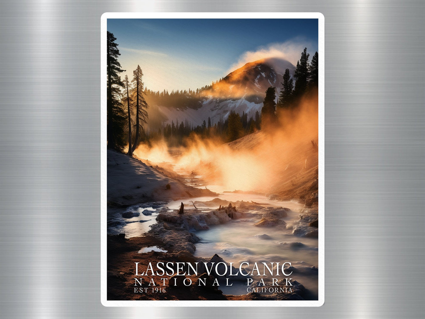 Lassen Volcanic National Park Sticker