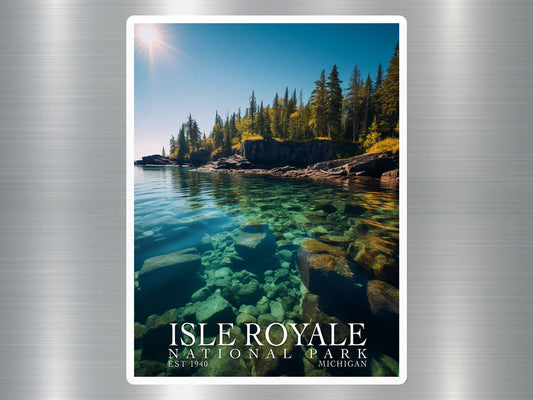 Isle Royale National Park Sticker