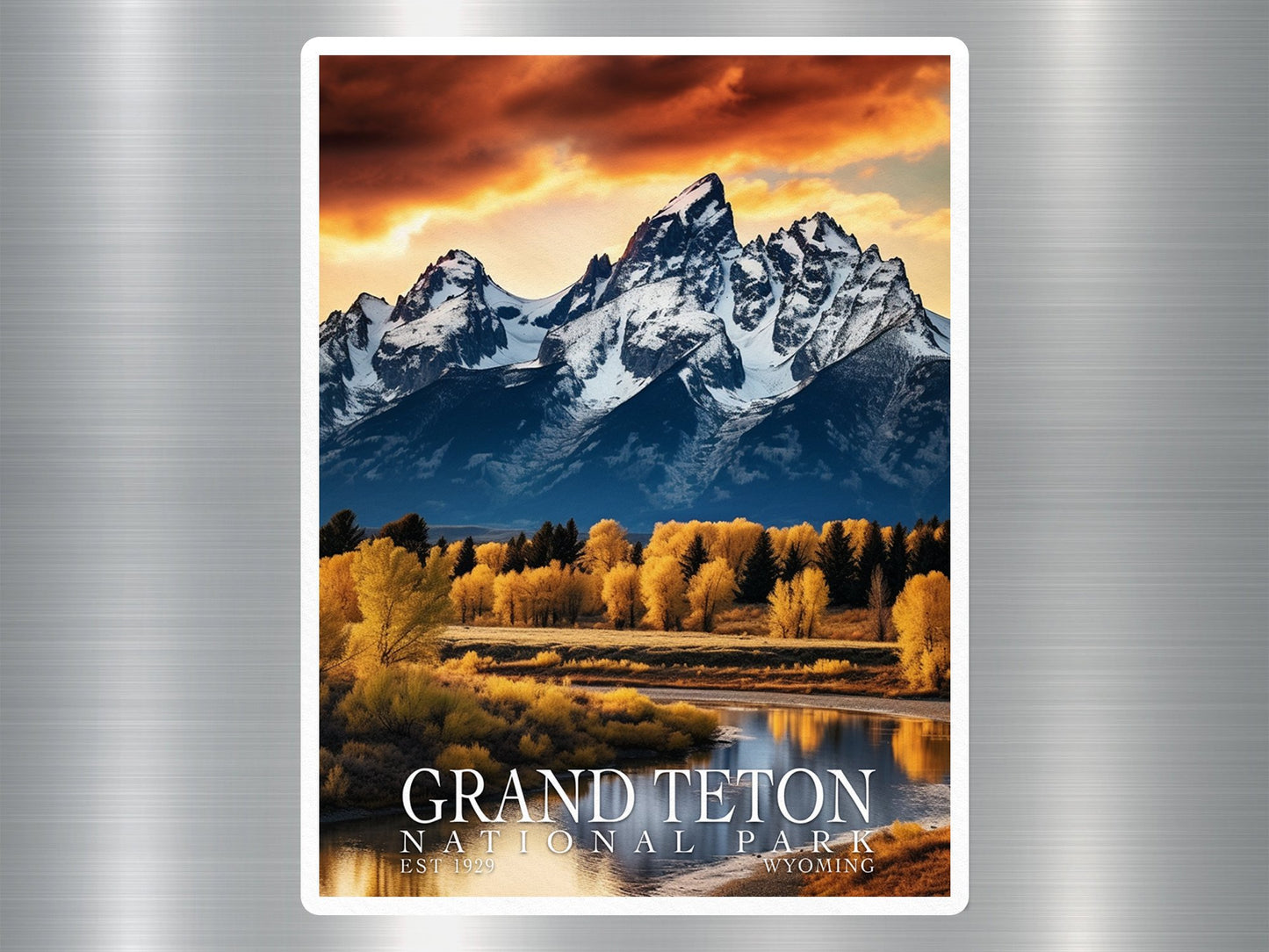 Grand Teton National Park Sticker