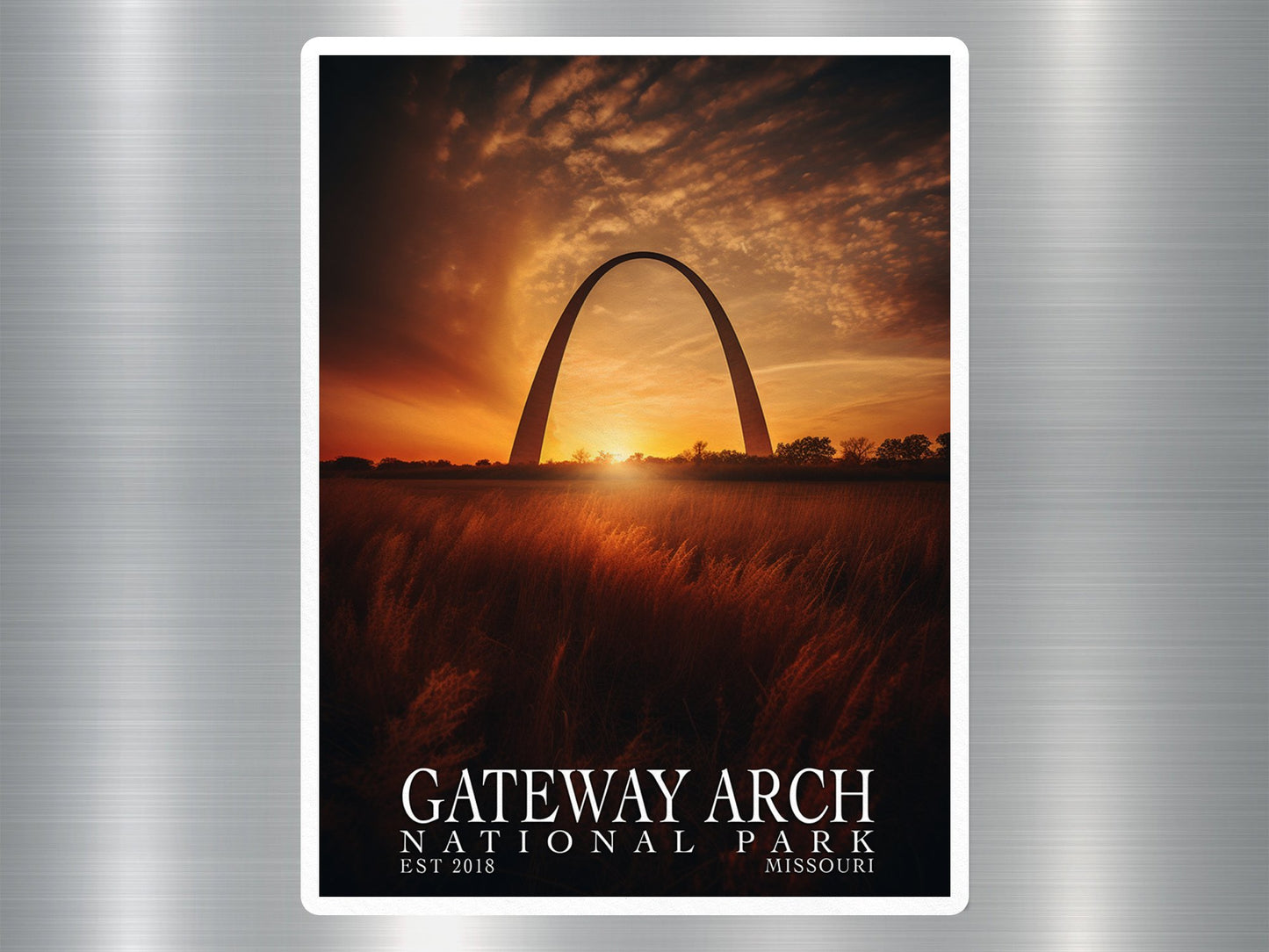 Gateway Arch National Park Sticker