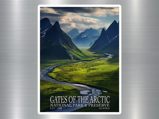 Gates of The Arctic National Park Sticker