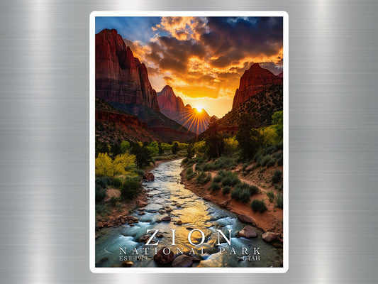 Zion National Park Sticker