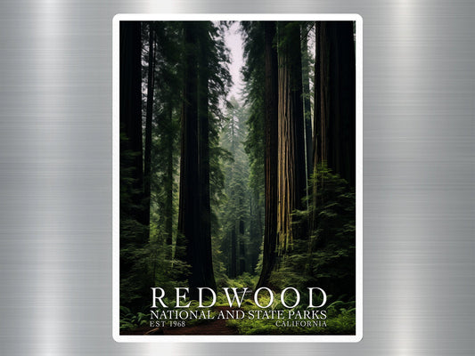 Red Wood National Park Sticker