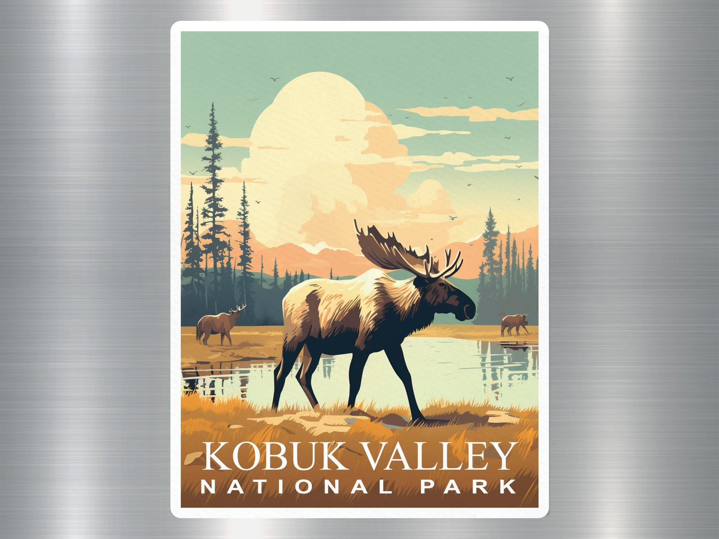 Vintage Kobuk Valley National Park Sticker