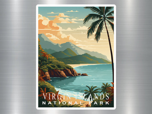 Vintage Virgin Islands National Park Sticker