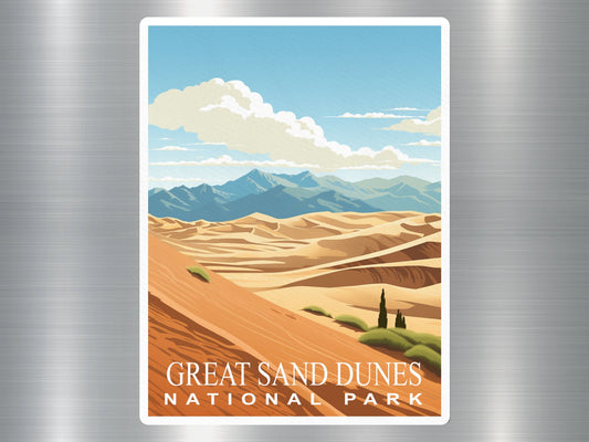 Vintage Great Sand Dunes National Park Sticker