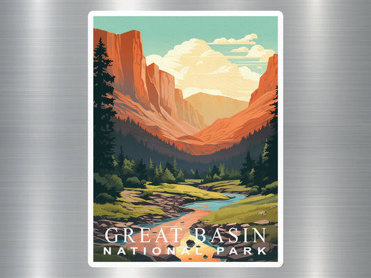 Vintage Great Basin National Park Sticker