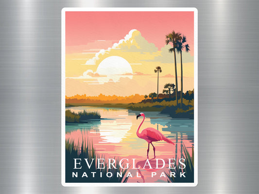 Vintage Everglades National Park Sticker