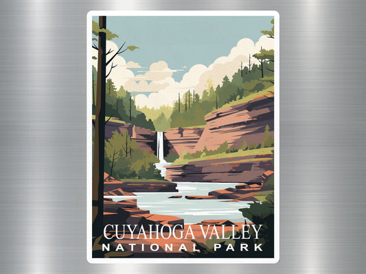 Vintage Cuyahoga Valley National Park Sticker