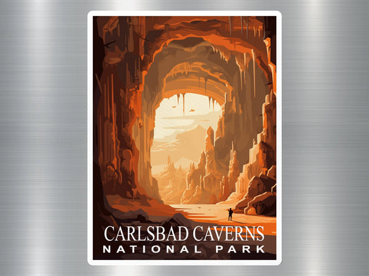 Vintage Carlsbad Caverns National Park Sticker