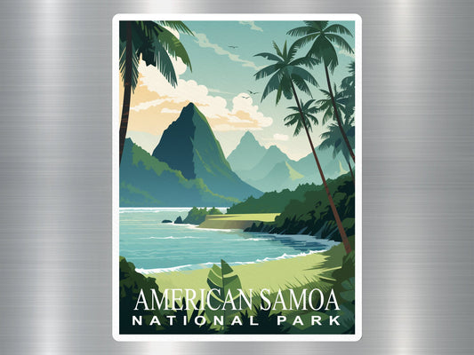 Vintage American Samoa National Park Sticker