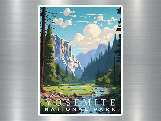 Vintage Yosemite National Park Sticker