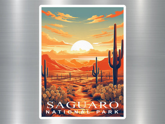 Vintage Saguaro National Park Sticker