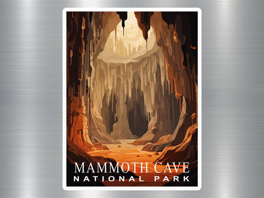 Vintage Mammoth Cave National Park Sticker