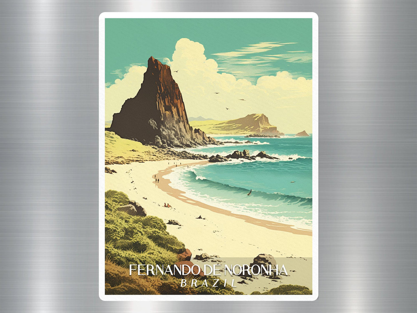 Vintage Fernando de Noronha Brazil Sticker