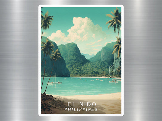 Vintage El Nido Philippine Sticker