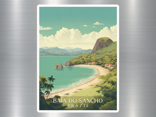 Vintage Baia Do Sancho Brazil Sticker