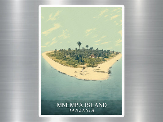 Vintage Menmba Island Tanzania Sticker