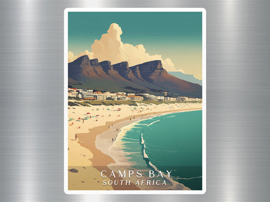 Vintage Camps Bay South Africa Sticker