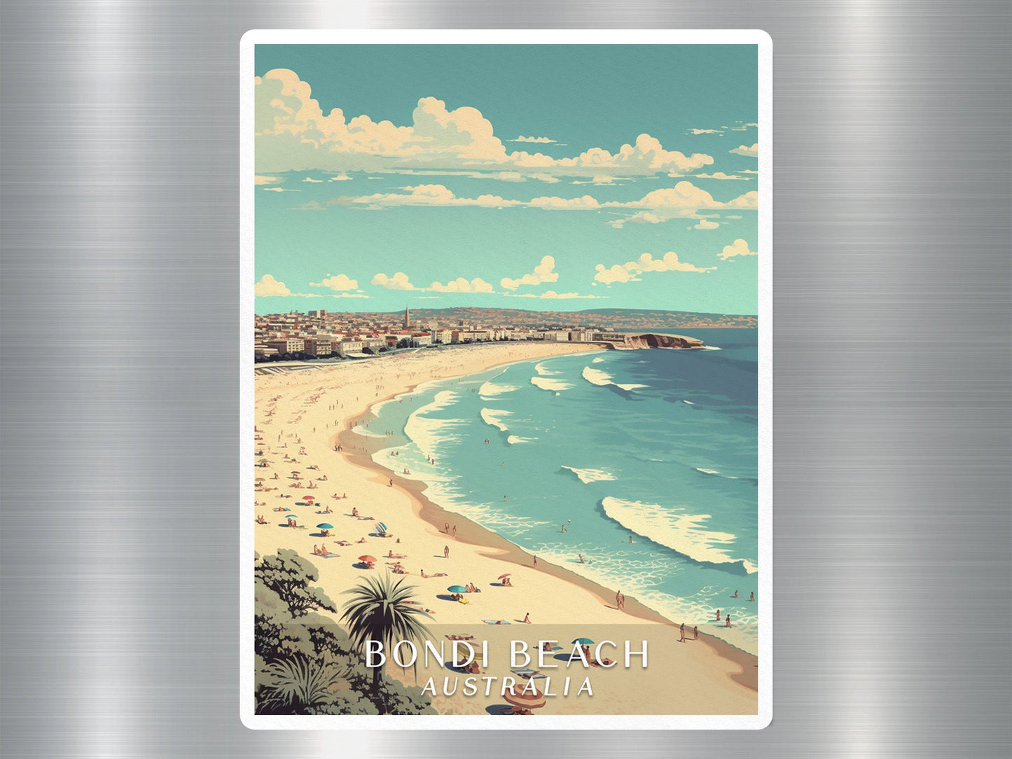 Vintage Bondi Beach Australia Sticker