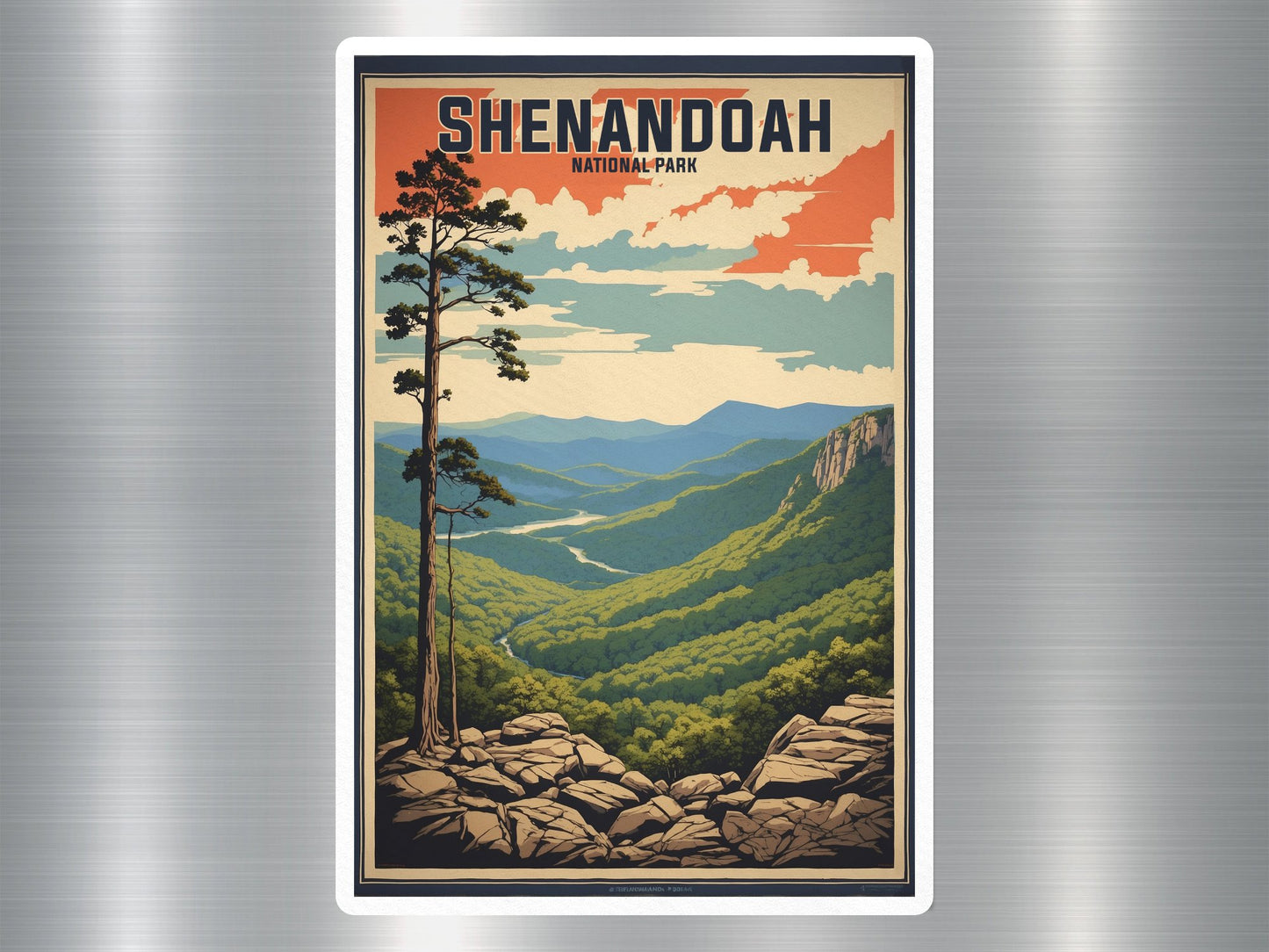 Vintage Shenandoah National Park Sticker